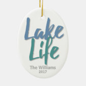 Leben am See Keramikornament (Hinten)