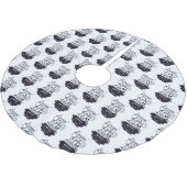 **LEBEN AM SEE** POLYESTER WEIHNACHTSBAUMDECKE (Schrägansicht)