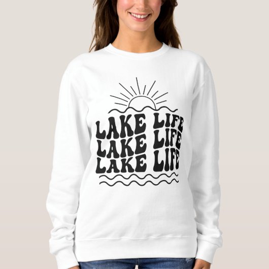 Leben am See Sweatshirt (Vorderseite)