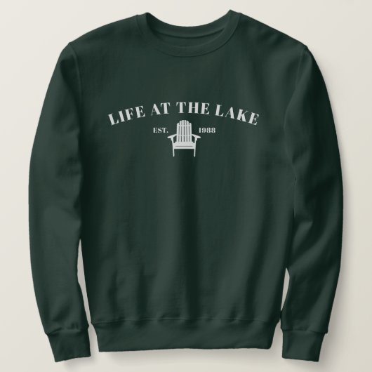 Leben am See Sweatshirt (Design vorne)