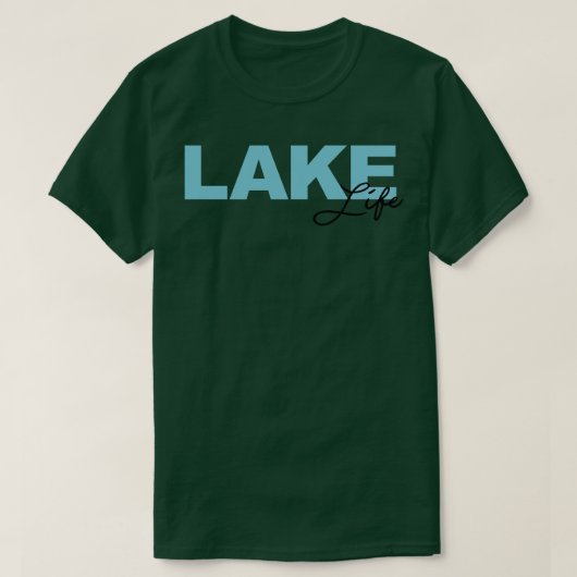 Leben am See T-Shirt (Design vorne)