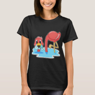 Leben am See Zeit lustiger Alligator Kühler T-Shirt
