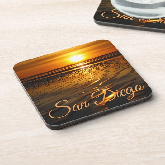 Leben am Strand Getränkeuntersetzer (Linke Seite)