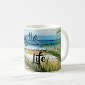Leben am Strand Kaffeetasse (VorderseiteRechts)