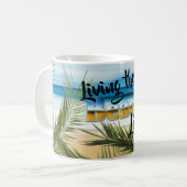 Leben am Strand Kaffeetasse (Vorderseite Links)
