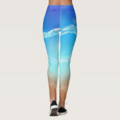 Leben am Strand Leggings (Rückseite)