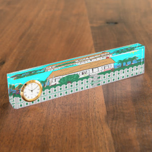 Leben am Strand Namensplakette