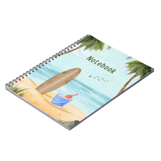 Leben am Strand Notizblock (Linke Seite)