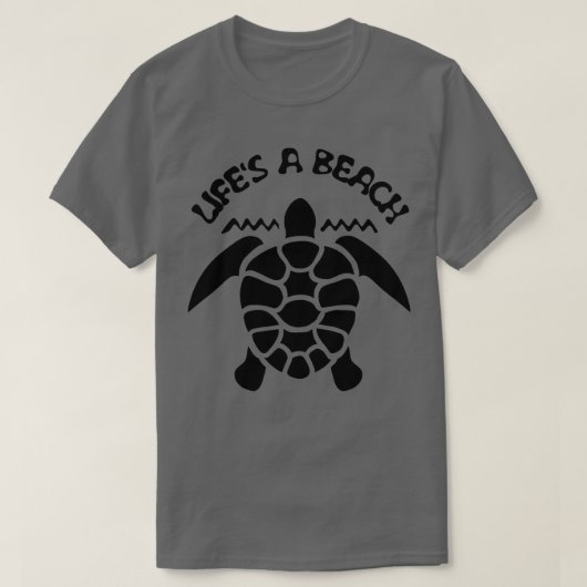 Leben am Strand Sea Turtle 1 T-Shirt (Design vorne)