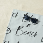 Leben am Strand Strandtuch (Beispiel)