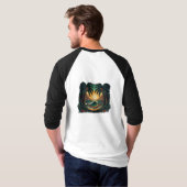 Leben am Strand T-Shirt (Schwarz voll)