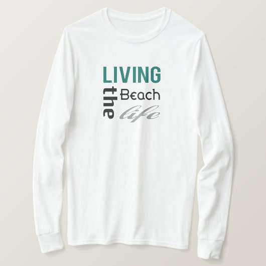 Leben am Strand T-Shirt (Design vorne)