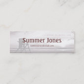 Leben am Strand Telefonnummerkarte (Rückseite)