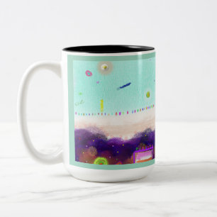 Leben an Bord eines anderen Planeten Tasse