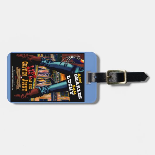 Leben an der Coffin-Verbindung mit Gepäckanhänger. Gepäckanhänger (Vorderseite horizontal)