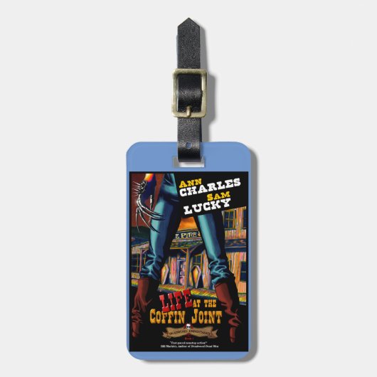 Leben an der Coffin-Verbindung mit Gepäckanhänger. Gepäckanhänger (Vorderseite vertikal)