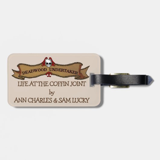 Leben an der Coffin-Verbindung mit Gepäckanhänger. Gepäckanhänger (Rückseite horizontal)