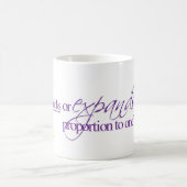 Leben - Anais Nin Kaffeetasse (Mittel)