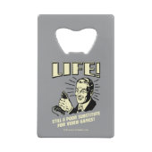 Leben: Armer Ersatz für Videospiele Kreditkartenflaschenöffner (Rückseite)