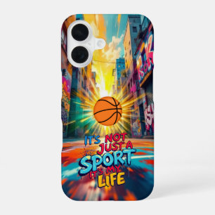 Leben auf dem Hof: Basketball iPhone 16 Hülle