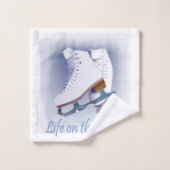 Leben auf dem Rand Badhandtuch Set (Waschlappen)