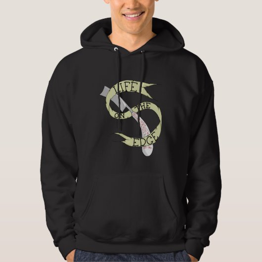 Leben auf dem Rand Barbering RasiermesserHoodie Hoodie (Vorderseite)