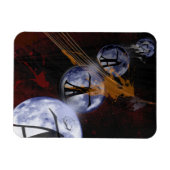 Leben auf den Mars 2014 Magnet (Horizontal)