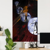 Leben auf den Mars 2014 Poster (Heimbüro)