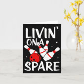 Leben auf einem Shirt Bowling League Team Shirt Karte (Gelbe Blume)