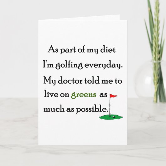 Leben auf Grüntönen Karte (Vorderseite)