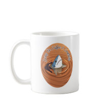 Leben auf Kaffee und kreative Tasse