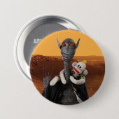 Leben auf Mars Button (Vorne & Hinten)