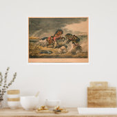 Leben auf Prairie: Verteidigung von Trapper (0879A Poster (Küche)