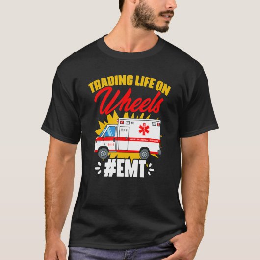 Leben auf Rädern Notarzt Ambu T-Shirt (Vorderseite)