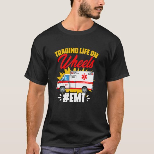 Leben auf Rädern Notarzt Ambu T-Shirt (Vorderseite)