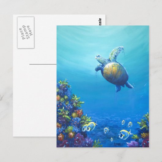 Leben auf See Postkarte (Vorne/Hinten)