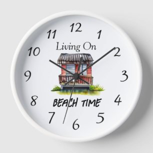 Leben auf Strandzeit  Uhr