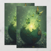 Leben aus den Aschen Einladung (Vorne/Hinten)