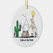 Leben bei bester Keramik Ornament (Rechts)