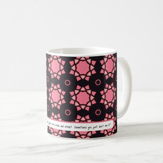 Leben belohnt auf lustige Weise | ROSE Kaffeetasse (VorderseiteRechts)
