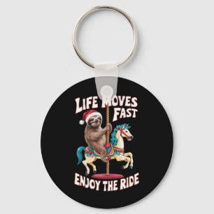 Leben bewegt sich schnell auf Karussell Pferd - Ch Schlüsselanhänger