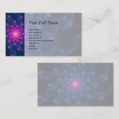 Leben-Blumen-Fraktal-Kunst Visitenkarte (Vorne/Hinten)