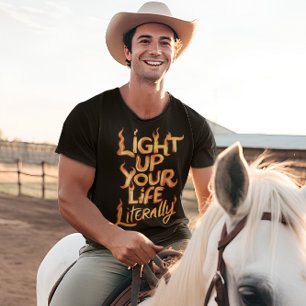 Leben buchstäblich erhellen T-Shirt