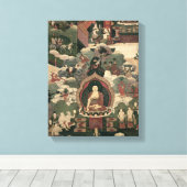 Leben Buddha Sakymuni Leinwanddruck (Insitu (Holzboden))