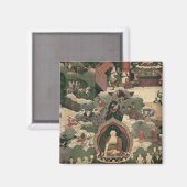 Leben Buddha Sakymuni Magnet (Vorderseite/Rückseite)