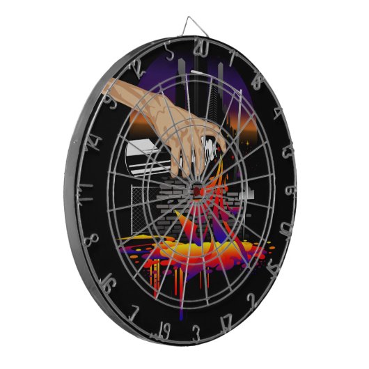 Leben Dartscheibe (Vorderseite Links)