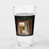 Leben, das Abenteuer geht weiter Glas (Rückseite)