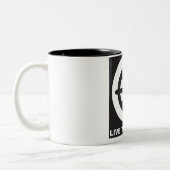 Leben das Dharma Zweifarbige Tasse (Links)