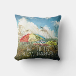 Leben das Leben-Wurfs-Kissen Kissen