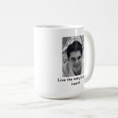 Leben das Lied in Ihrem Herzen! Schale mit Kaffeetasse (VorderseiteRechts)